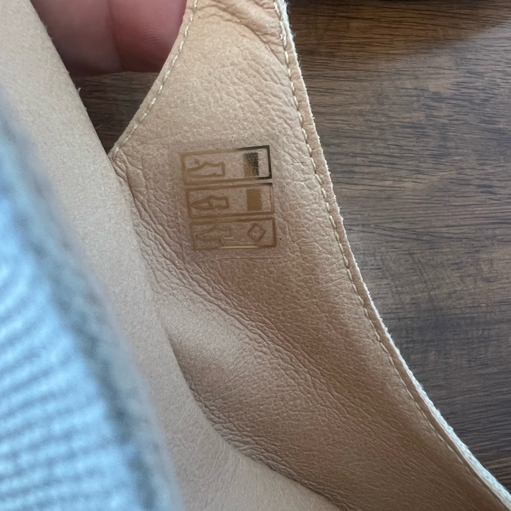 Viscata Barcelona Palomera Canvas Espadrille Wedge Slingbacks Beige EU 39 - Picture 12 of 15